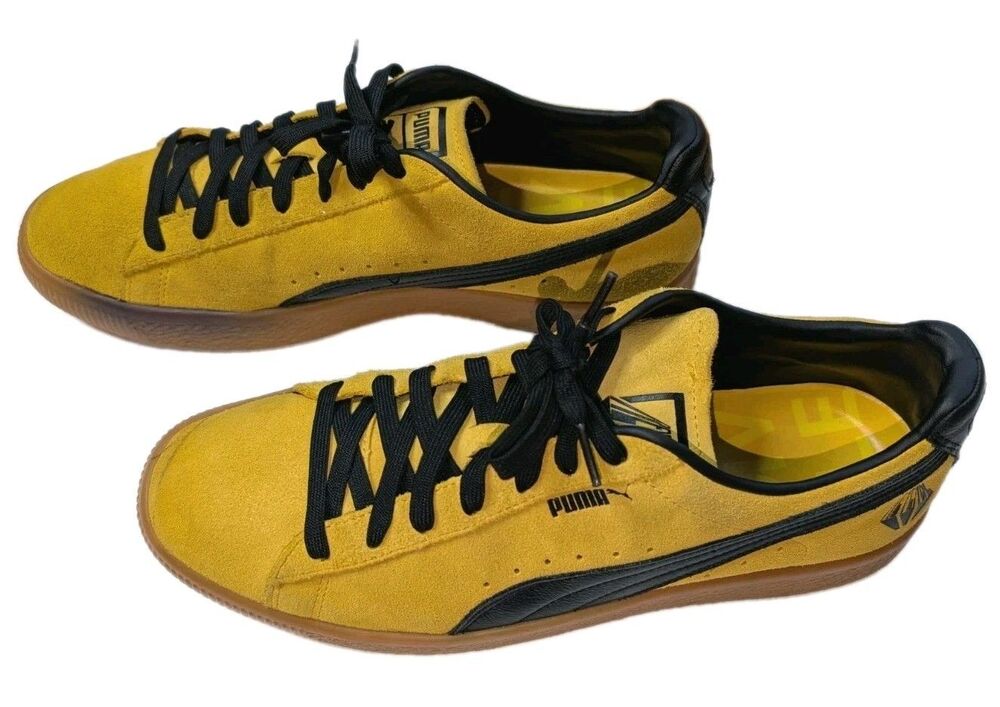 Puma Clyde OG Dreamville ROTD3 Super Lemon 11.5 374451-01 J Cole Shoes Sneakers